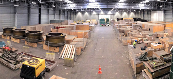 Unused Metso 36' X 20.5' (11m X 6m) Sag Mill, 15,000 Kw (20,107 Hp) Gearless Motor Drive, 50 Hz)